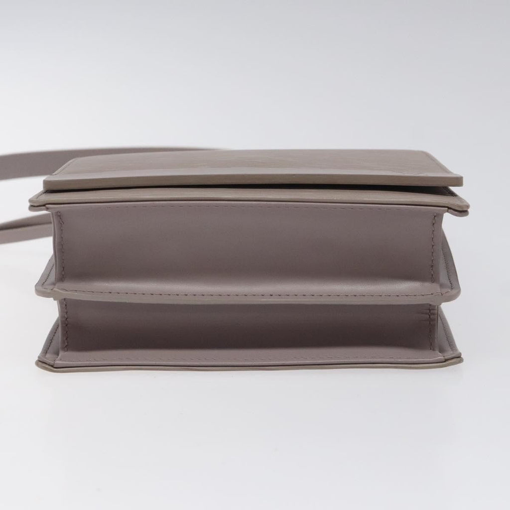 Louis Vuitton Biarritz Shoulder Bag Epi Leather Gray Leather Shoulder Bag