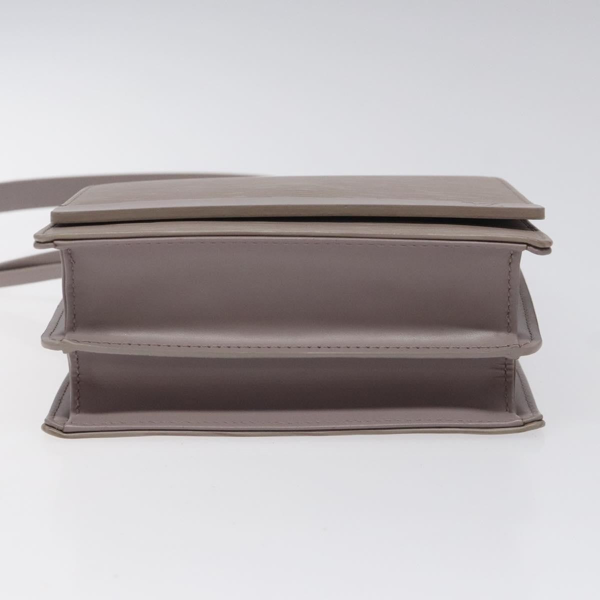 Louis Vuitton Biarritz Shoulder Bag Epi Leather Gray Leather Shoulder Bag