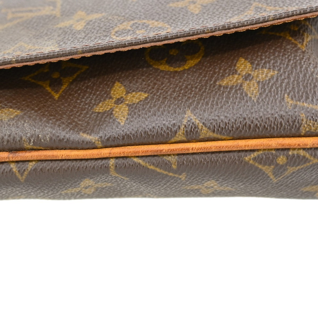 Louis Vuitton Musette Salsa Handbag Monogram Canvas Brown Canvas Shoulder Bag