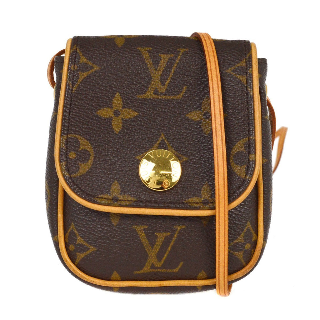 Louis Vuitton Cancun Pochette Monogram Canvas Brown Canvas Clutche & Pouche Bag