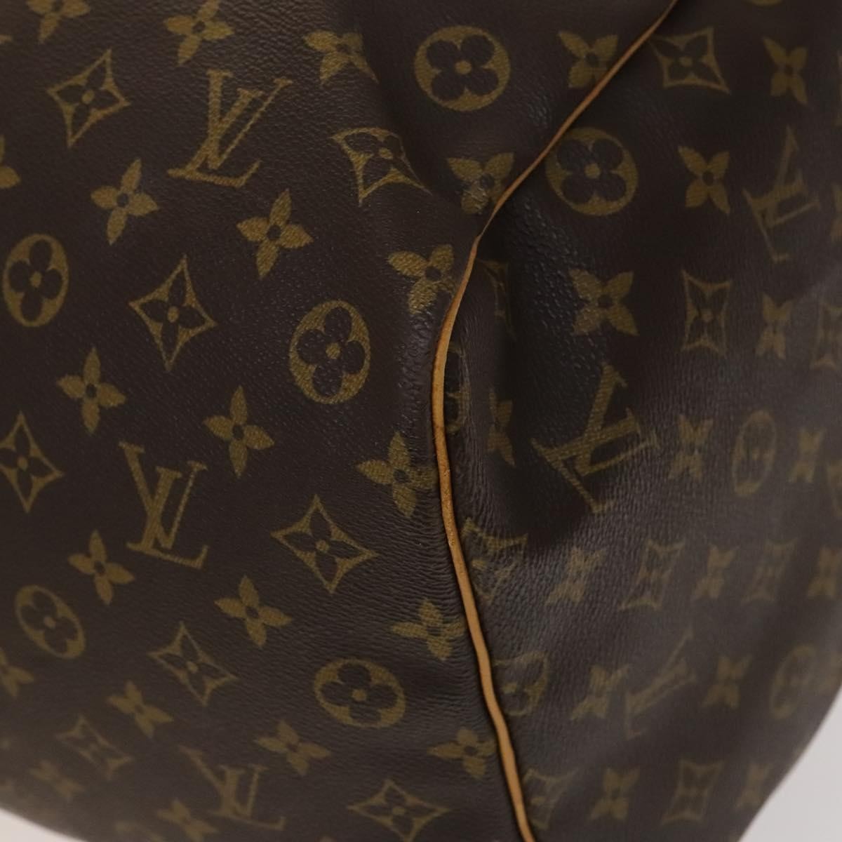 Louis Vuitton Keepall Bag Monogram Canvas Brown Canvas Travel Bag