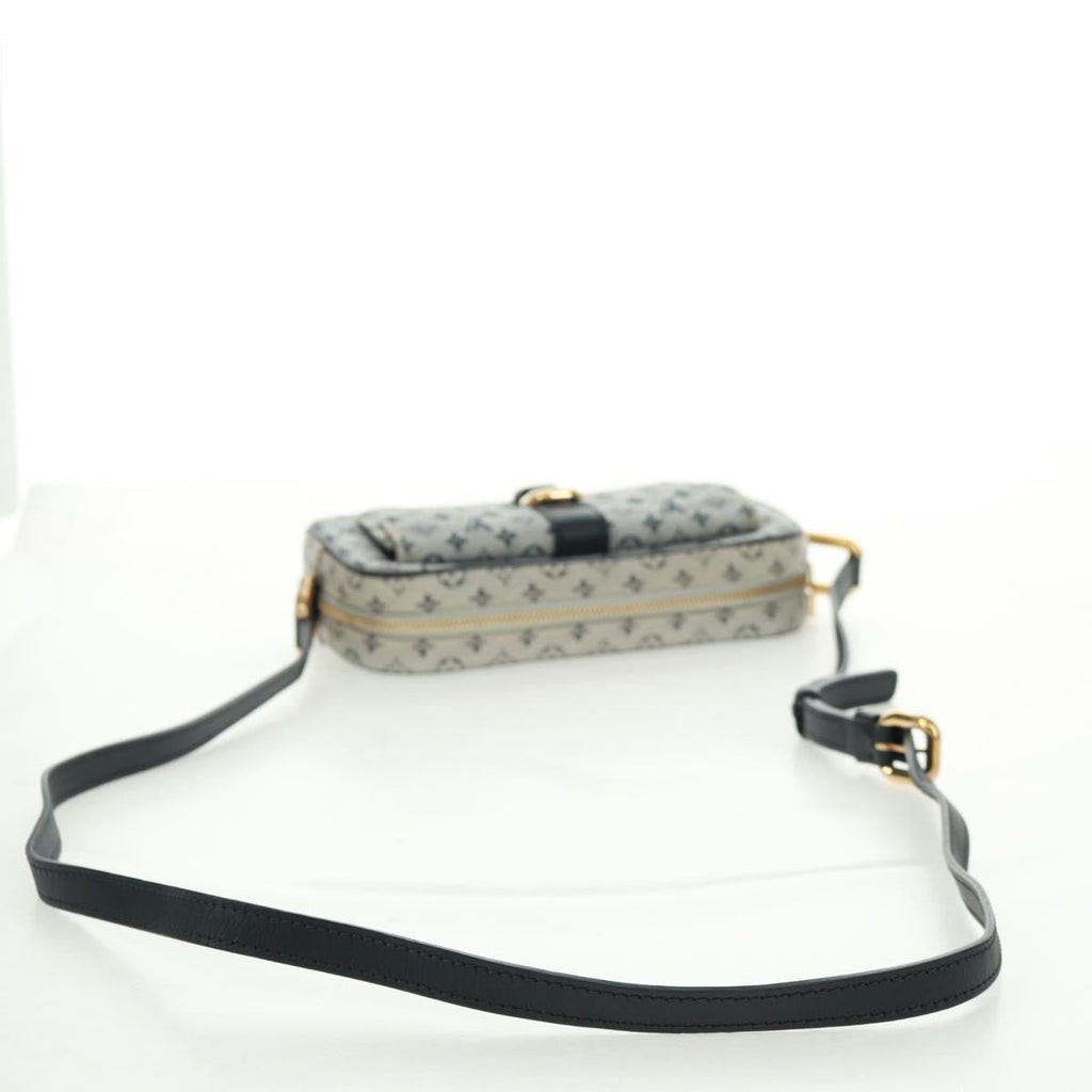Louis Vuitton Juliette Crossbody Bag Mini Lin Blue Canvas Shoulder Bag