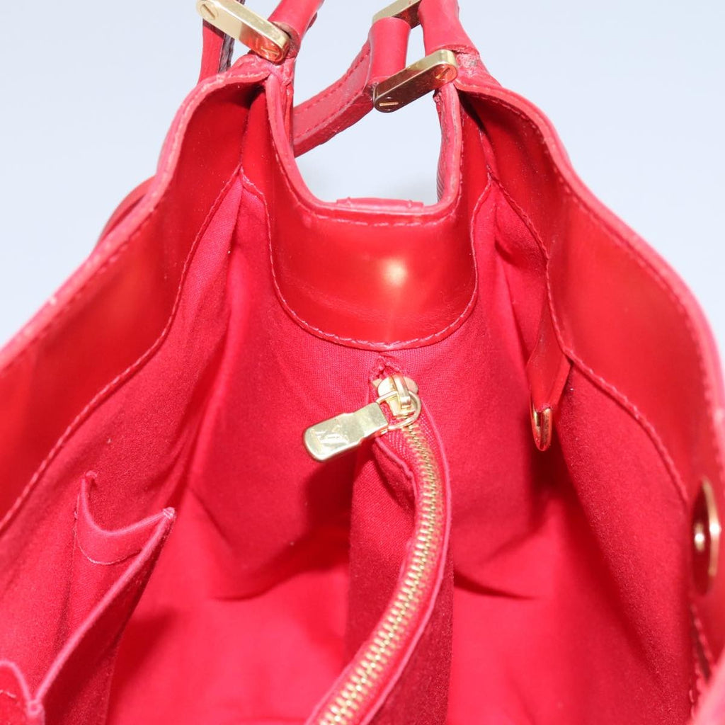 Louis Vuitton Mandara Handbag Epi Leather Red Leather Shoulder Bag