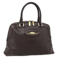 Gucci Guccissima Shoulder Bag Brown Canvas Handbag (Pre-Owned)