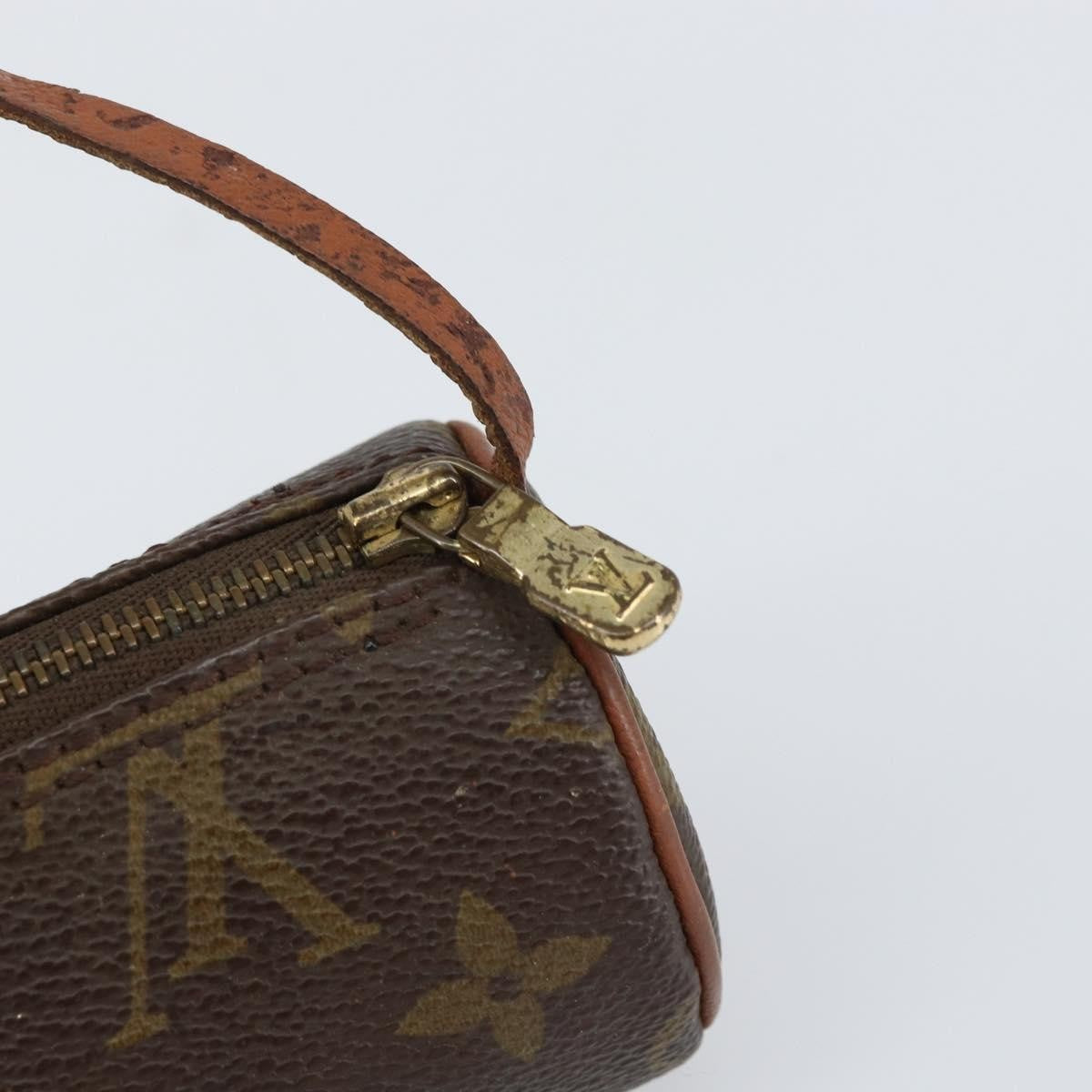Louis Vuitton Papillon Pochette Monogram Canvas Brown Canvas Clutche & Pouche Bag