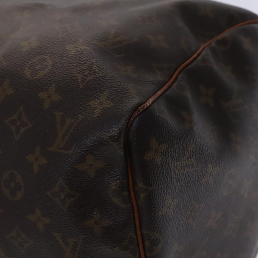 Louis Vuitton Keepall Bag Monogram Canvas Brown Canvas Travel Bag