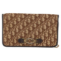 Christian Dior Vintage Trotter Shoulder Bag Canvas Beige Canvas Shoulder Bag Bag (Pre-Owned)