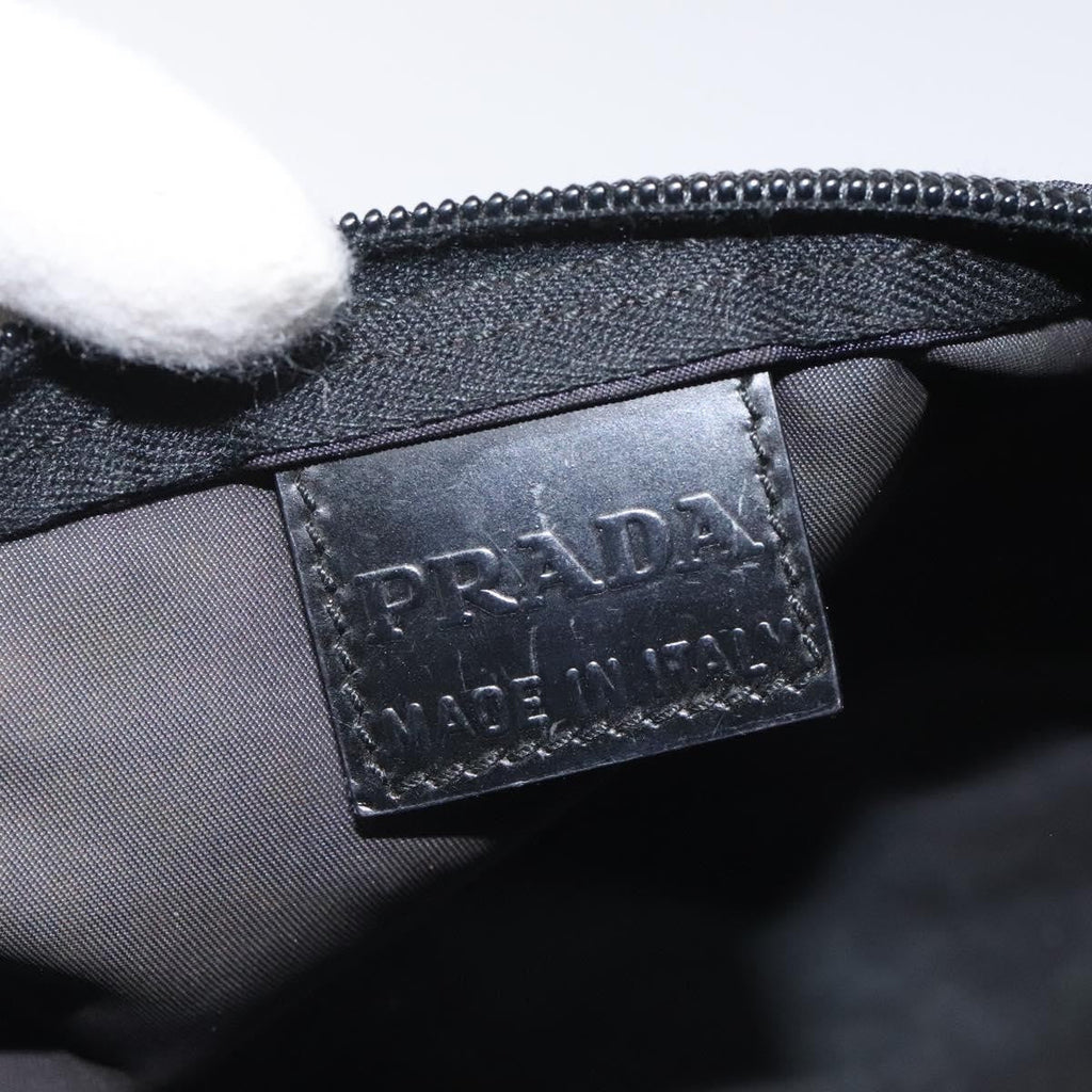 Prada Vintage Pouch Tessuto Navy Nylon Clutche & Pouche Bag