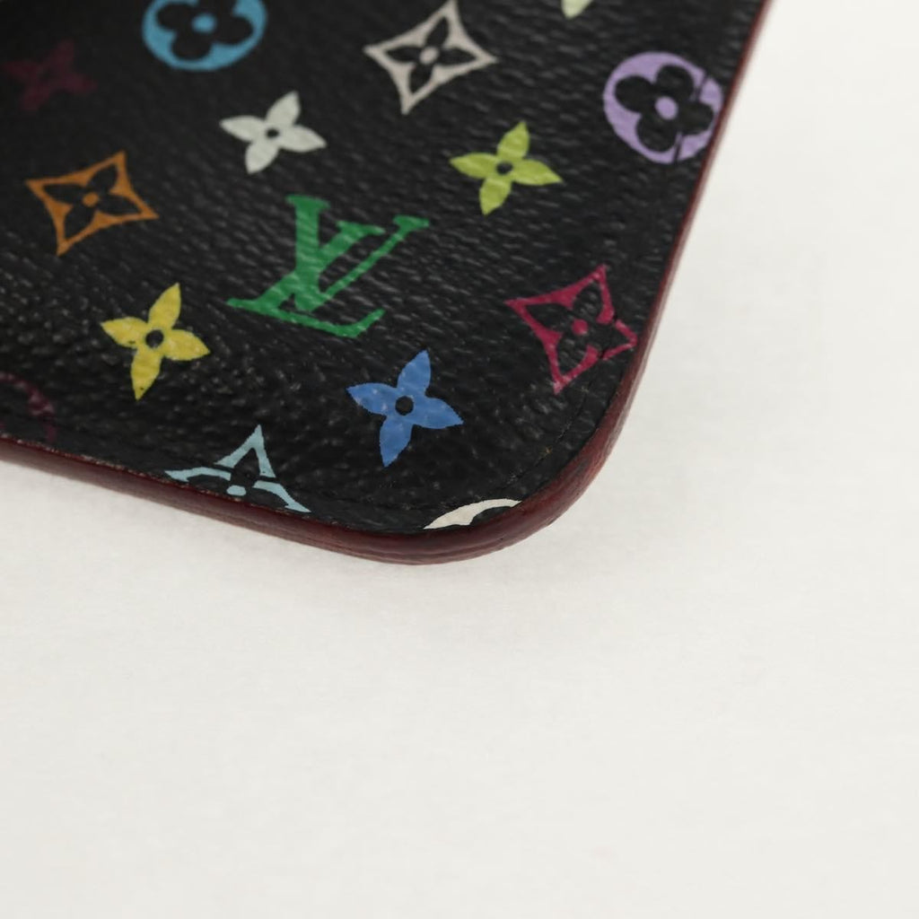 Louis Vuitton Pochette Clés Nm Monogram Multicolor Canvas Black Canvas Wallets Accessory