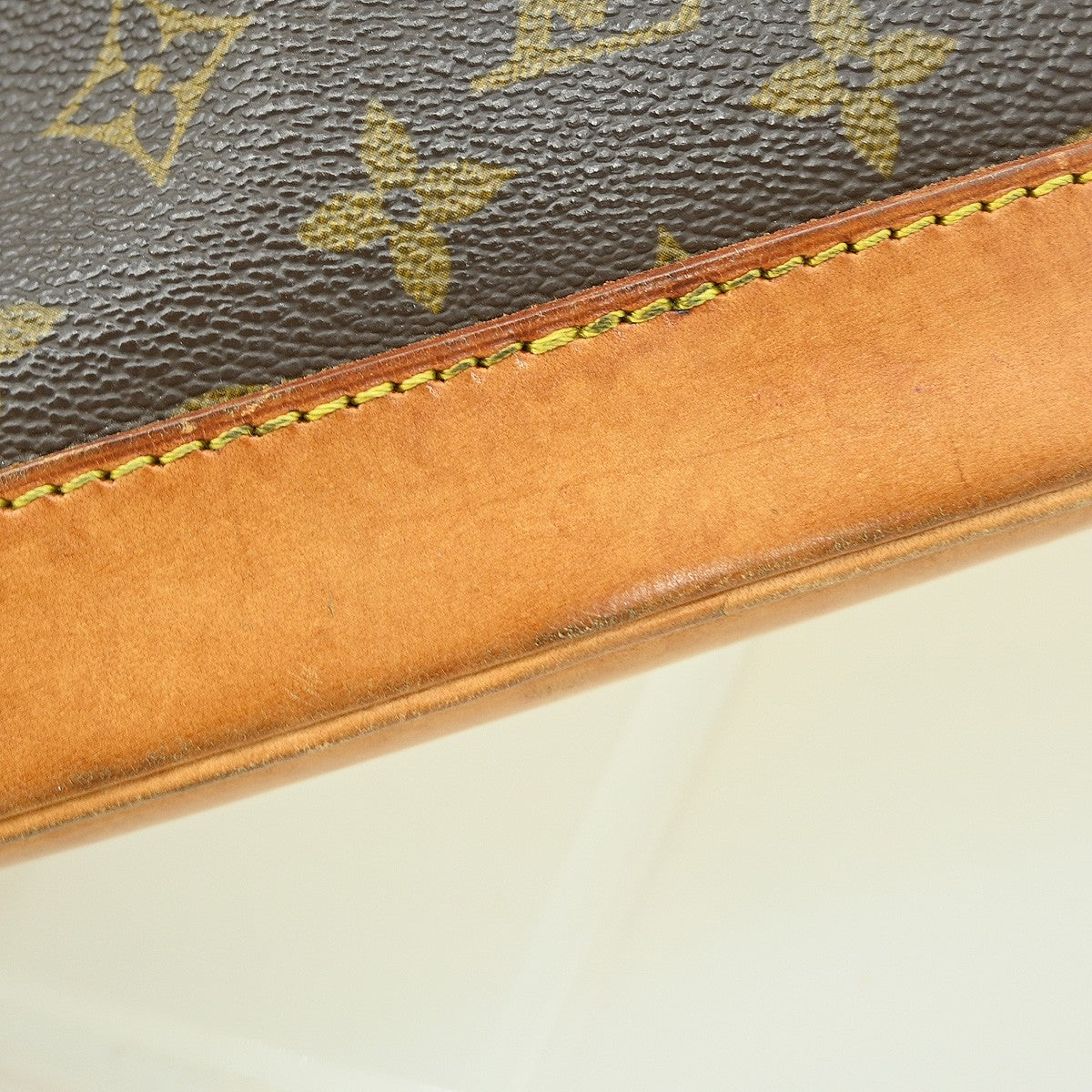 Louis Vuitton Alma Handbag Monogram Canvas Brown Canvas Handbag