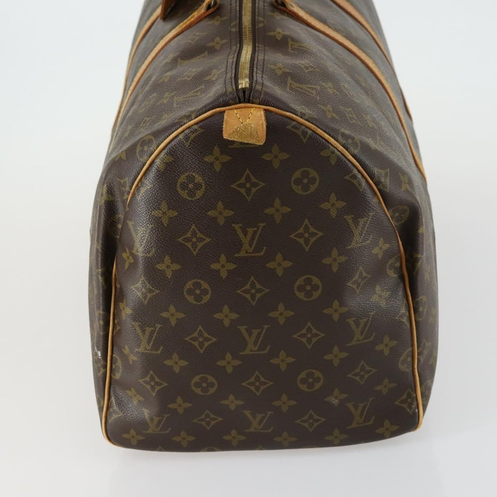 Louis Vuitton Keepall Bag Monogram Canvas Brown Canvas Travel Bag