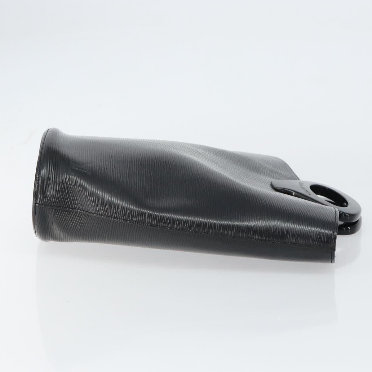 Louis Vuitton Noctambule Handbag Epi Leather Black Leather Handbag