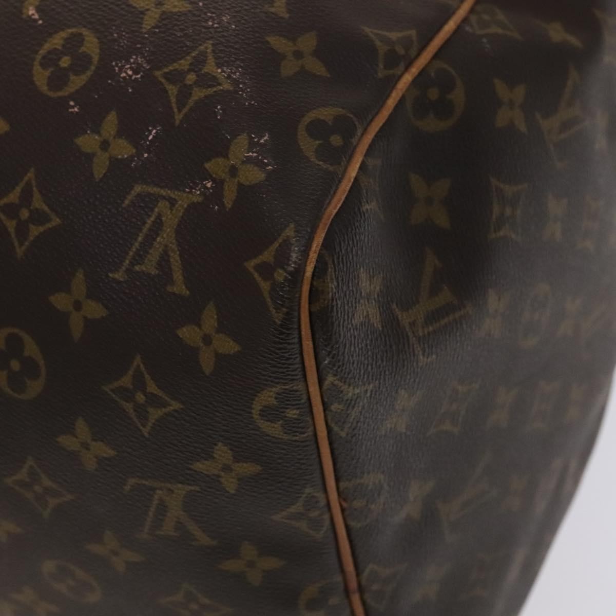Louis Vuitton Keepall Bag Monogram Canvas Brown Canvas Travel Bag