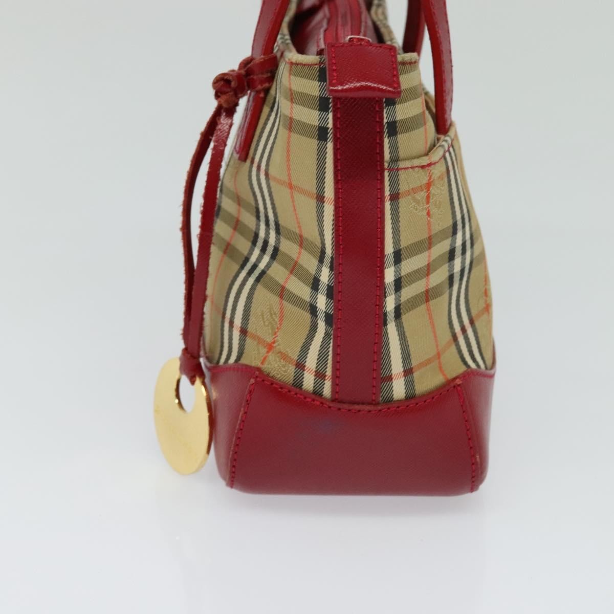 Burberry Nova Check Handbag Nova Check Canvas And Leather Beige Canvas Handbag