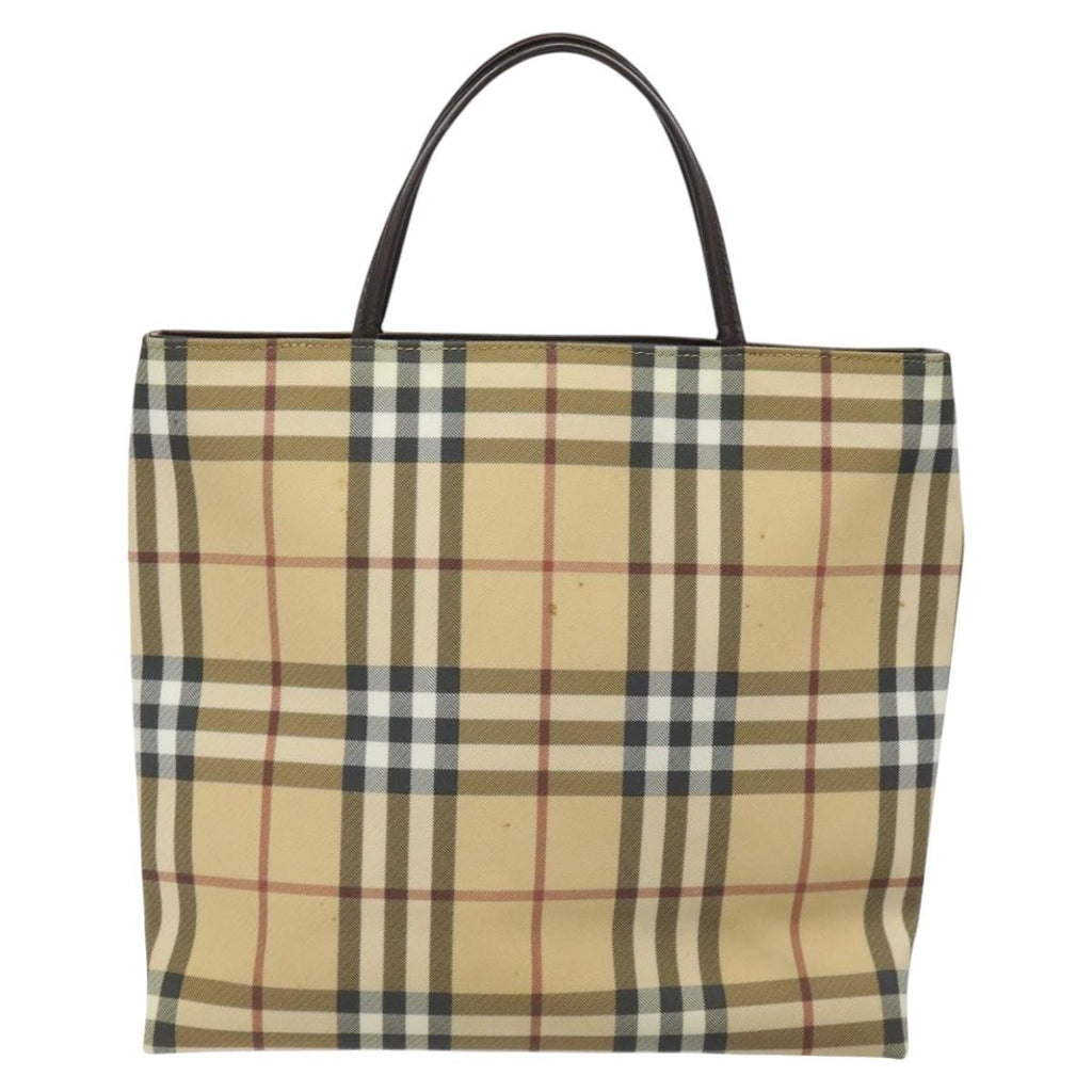 Burberry Nova Check Handbag Nova Check Canvas Beige Canvas Handbag