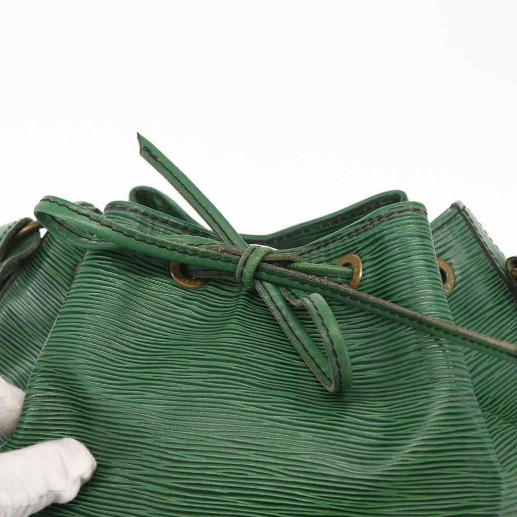 Louis Vuitton Noe Handbag Epi Leather Green Leather Shoulder Bag