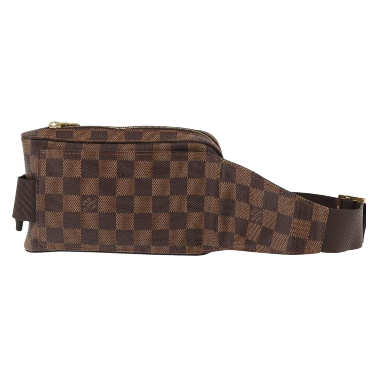 Louis Vuitton Geronimos Waist Bag Damier Brown Canvas Shoulder Bag