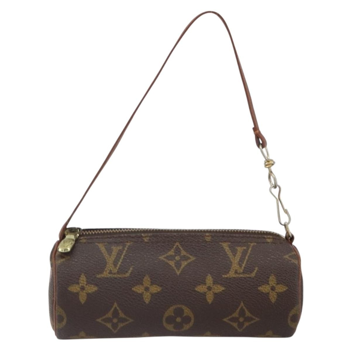 Louis Vuitton Papillon Pochette Monogram Canvas Brown Canvas Clutche & Pouche Bag