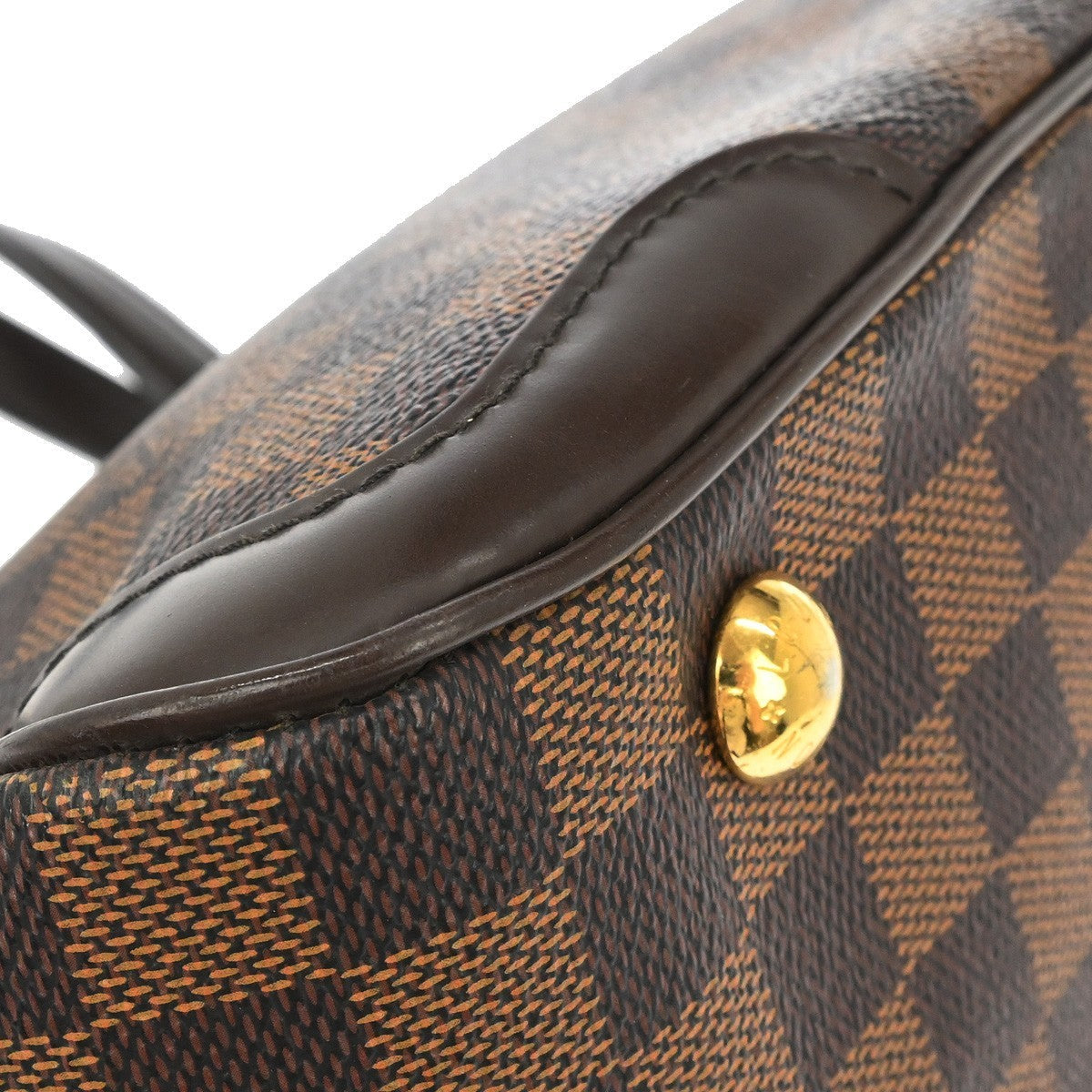 Louis Vuitton Verona Handbag Damier Brown Canvas Handbag