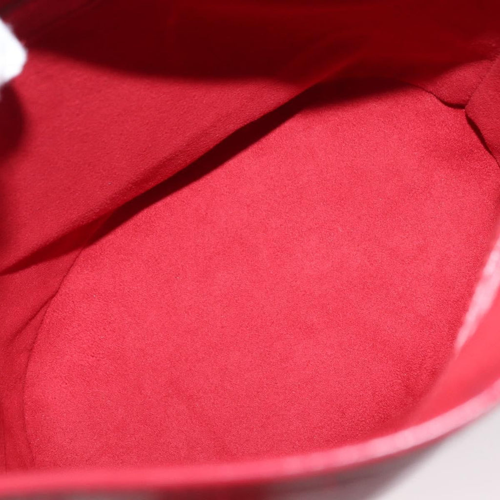 Louis Vuitton Bucket Bag Epi Leather Red Leather Shoulder Bag