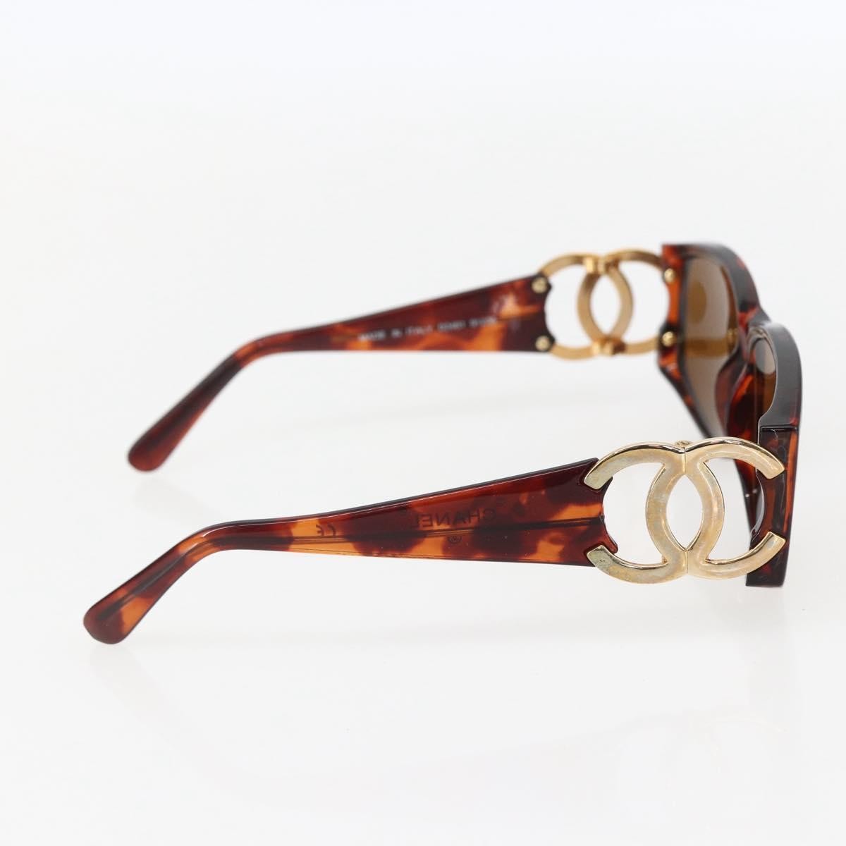 Chanel Logo Cc Sunglasses Plastic Brown Plastic Sunglasse Accessory
