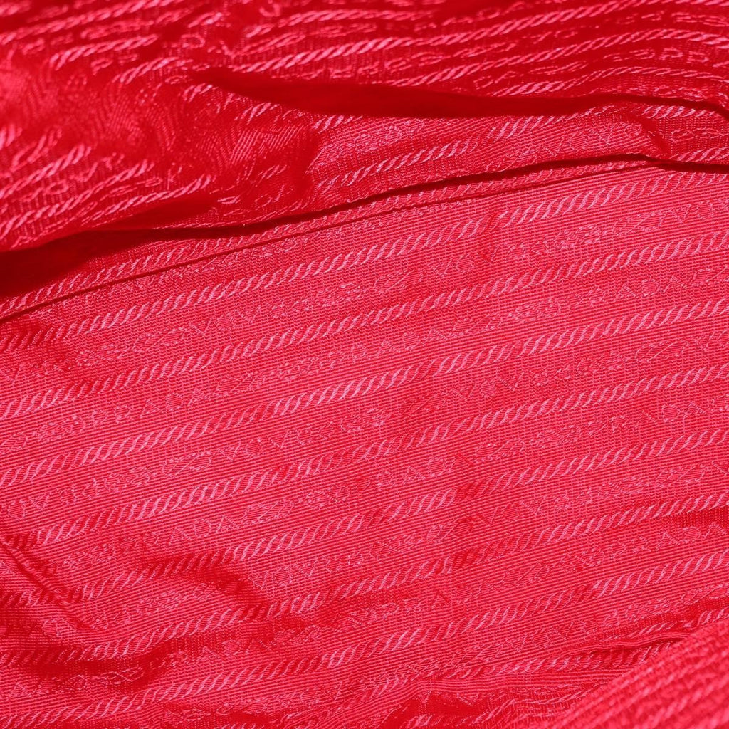 Prada Double Front Pocket Backpack Tessuto Red Nylon Backpack Bag