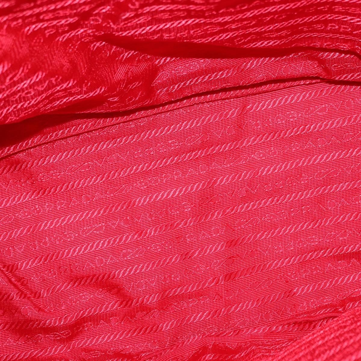 Prada Double Front Pocket Backpack Tessuto Red Nylon Backpack Bag