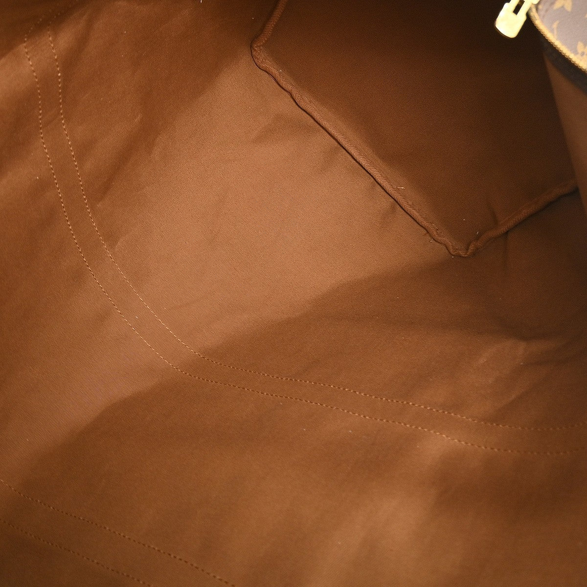 Louis Vuitton Keepall Bag Monogram Canvas Brown Canvas Travel Bag