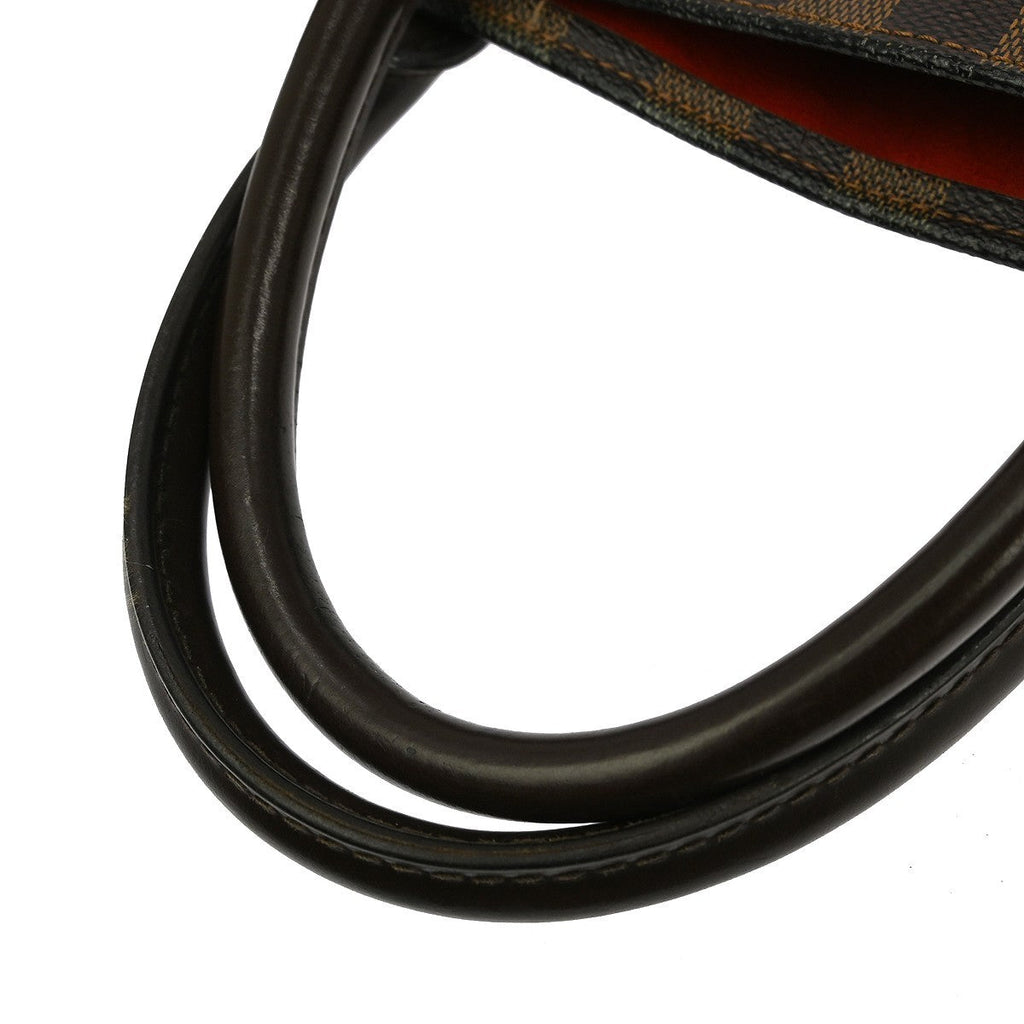 Louis Vuitton Sac Plat Bag Damier Brown Canvas Tote Bag