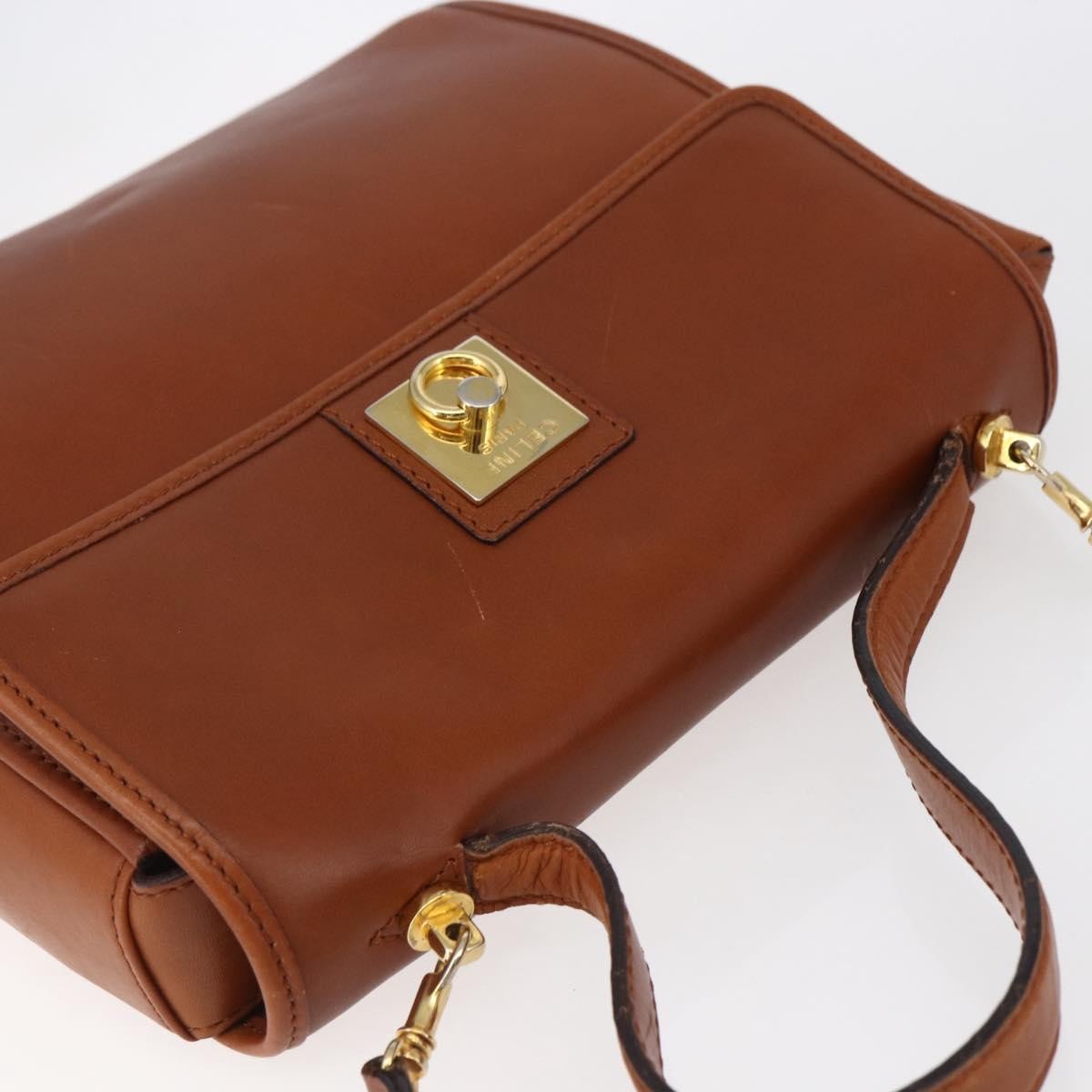 Celine Handbag Leather Brown Leather Handbag