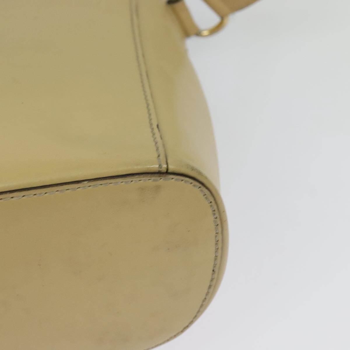 Celine Shoulder Bag Leather Beige Leather Bag