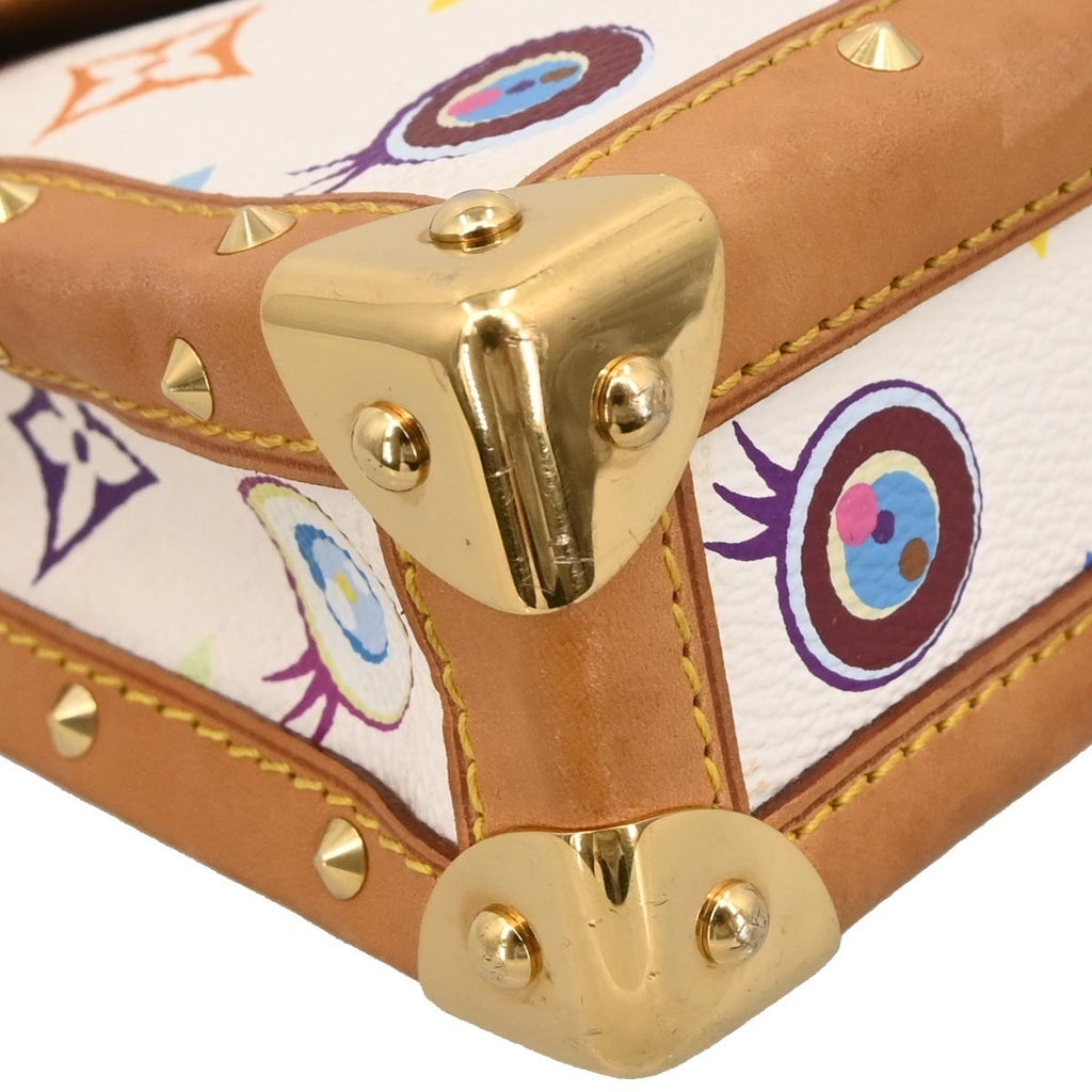 Louis Vuitton Eye Miss You Bag Monogram Multicolor White Canvas Clutche & Pouche Bag