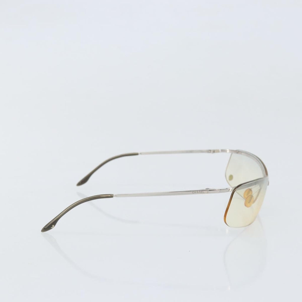 Chanel Logo Cc Sunglasses Metal Silver Metal Sunglasse Accessory