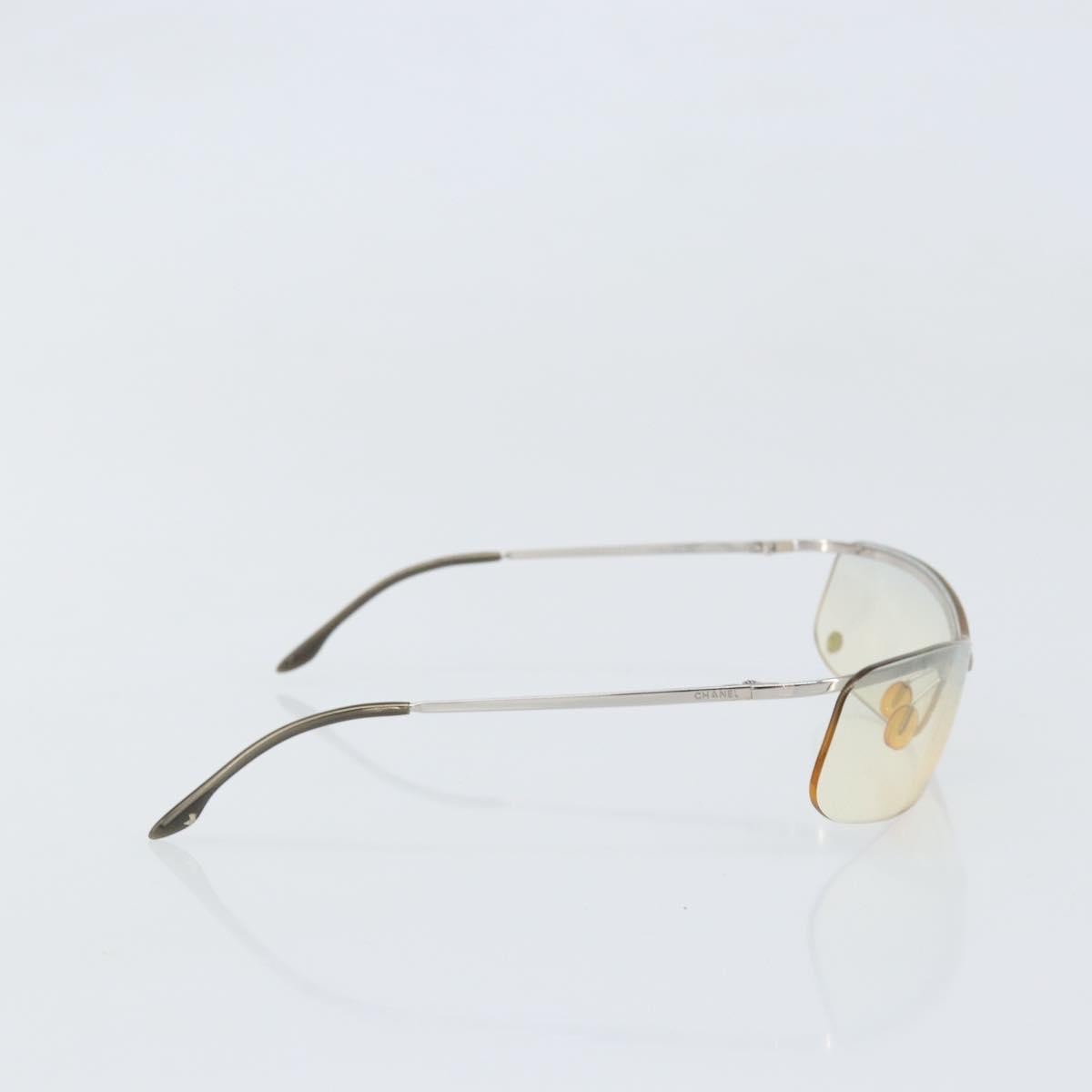 Chanel Logo Cc Sunglasses Metal Silver Metal Sunglasse Accessory