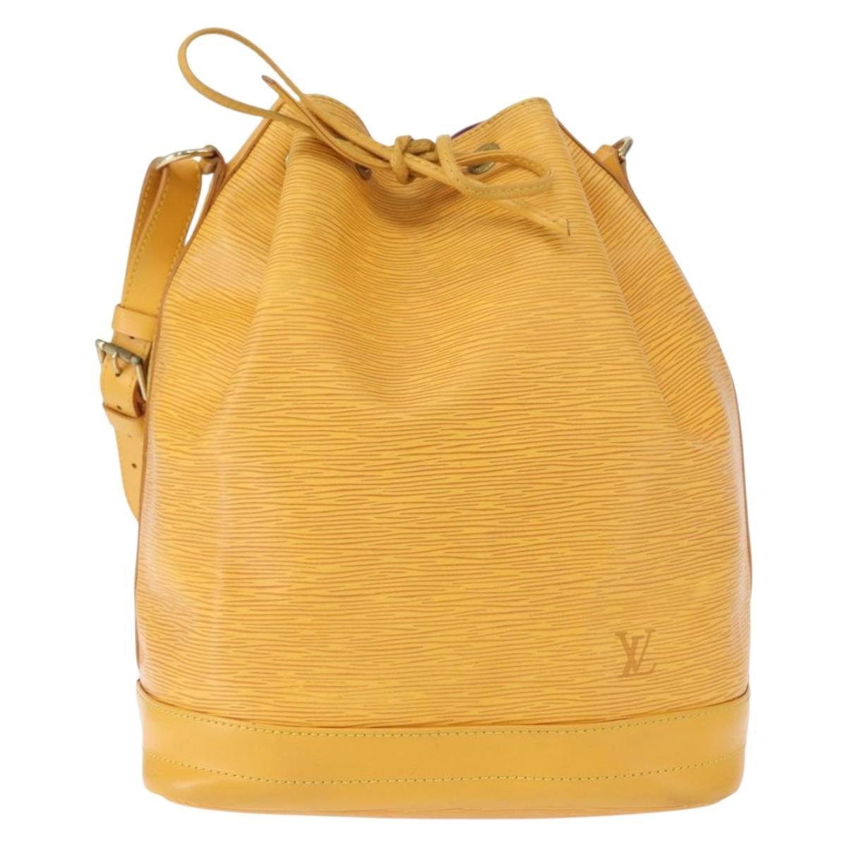 Louis Vuitton Noe Handbag Epi Leather Yellow Leather Shoulder Bag