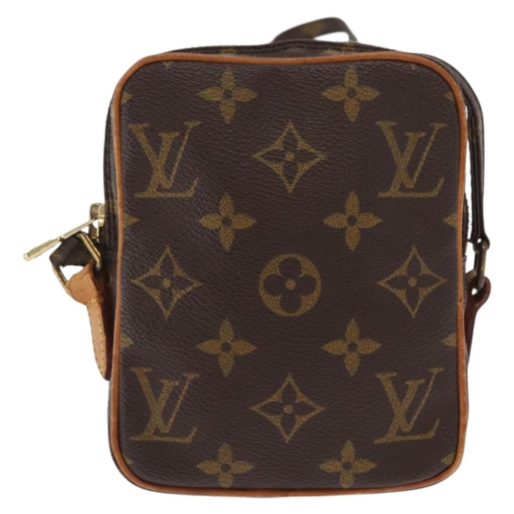 Louis Vuitton Danube Handbag Monogram Canvas Brown Canvas Shoulder Bag