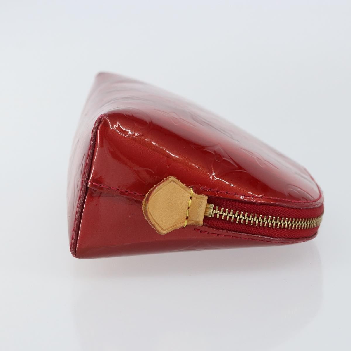Louis Vuitton Cosmetic Pouch Electric Epi Leather Red Patent_Leather Bag