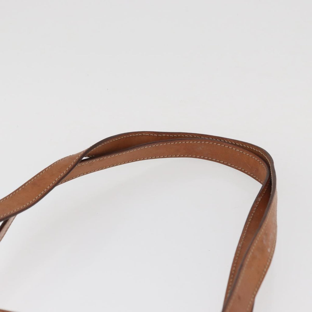 Celine Vintage Macadam Tote Bag Canvas And Leather Beige Canvas Tote Bag Bag