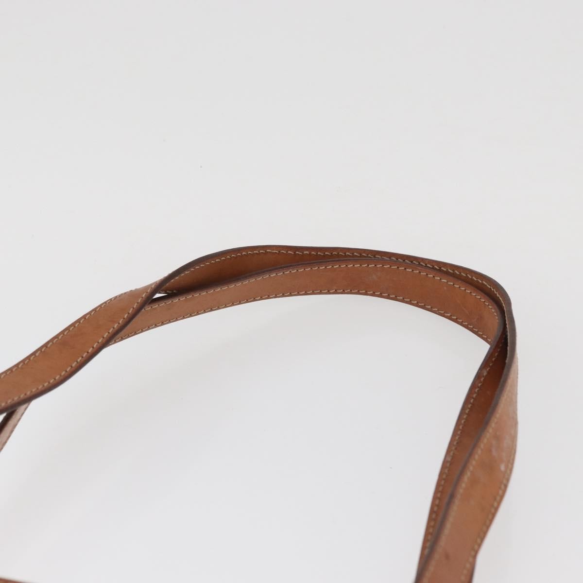 Celine Vintage Macadam Tote Bag Canvas And Leather Beige Canvas Tote Bag Bag