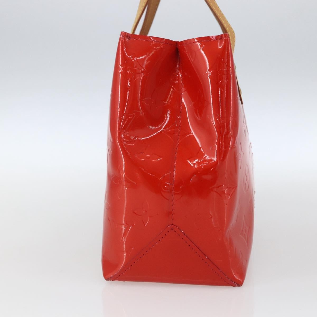 Louis Vuitton Reade Handbag Monogram Vernis Red Patent_Leather Handbag