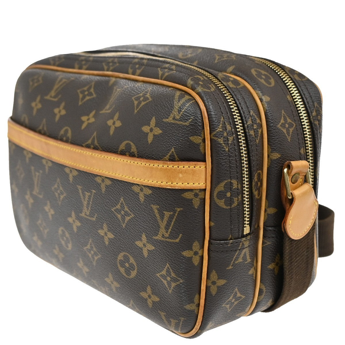 Louis Vuitton Reporter Bag Monogram Canvas Brown Canvas Shoulder Bag
