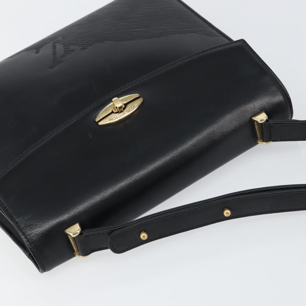 Louis Vuitton Opera Line Spartan Bag Leather Black Leather Handbag