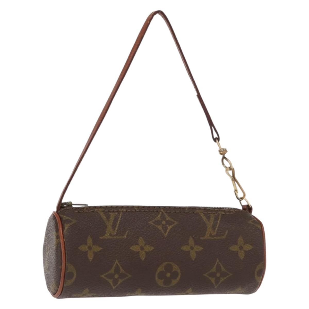 Louis Vuitton Papillon Pochette Monogram Canvas Brown Canvas Clutche & Pouche Bag