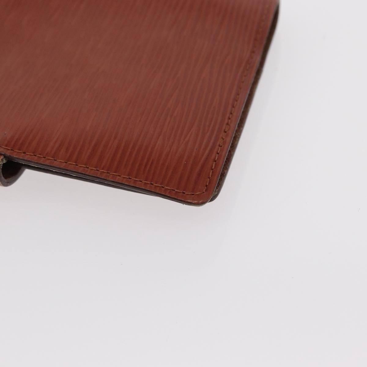 Louis Vuitton Agenda Cover Epi Leather Brown Leather Wallets Accessory