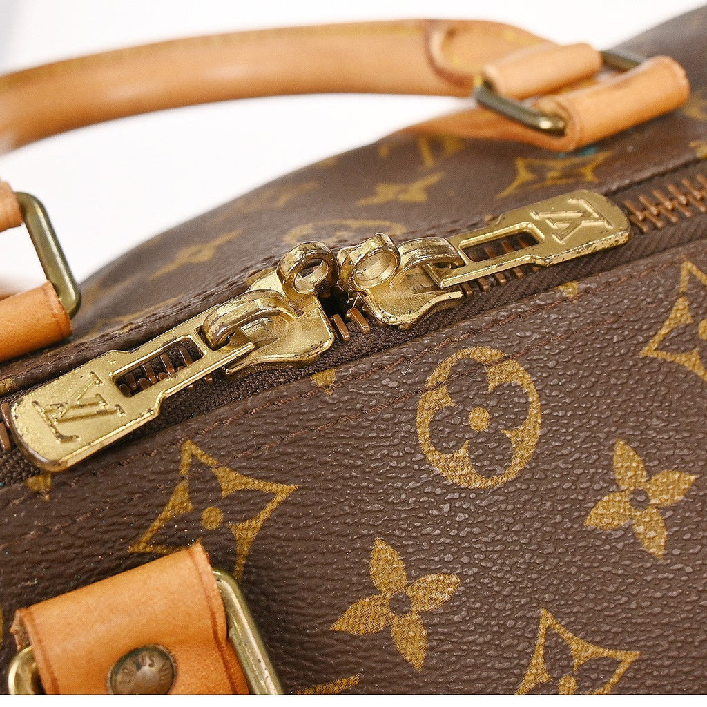 Louis Vuitton Keepall Bag Monogram Canvas Brown Canvas Travel Bag