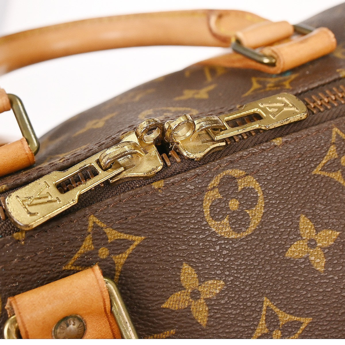 Louis Vuitton Keepall Bag Monogram Canvas Brown Canvas Travel Bag