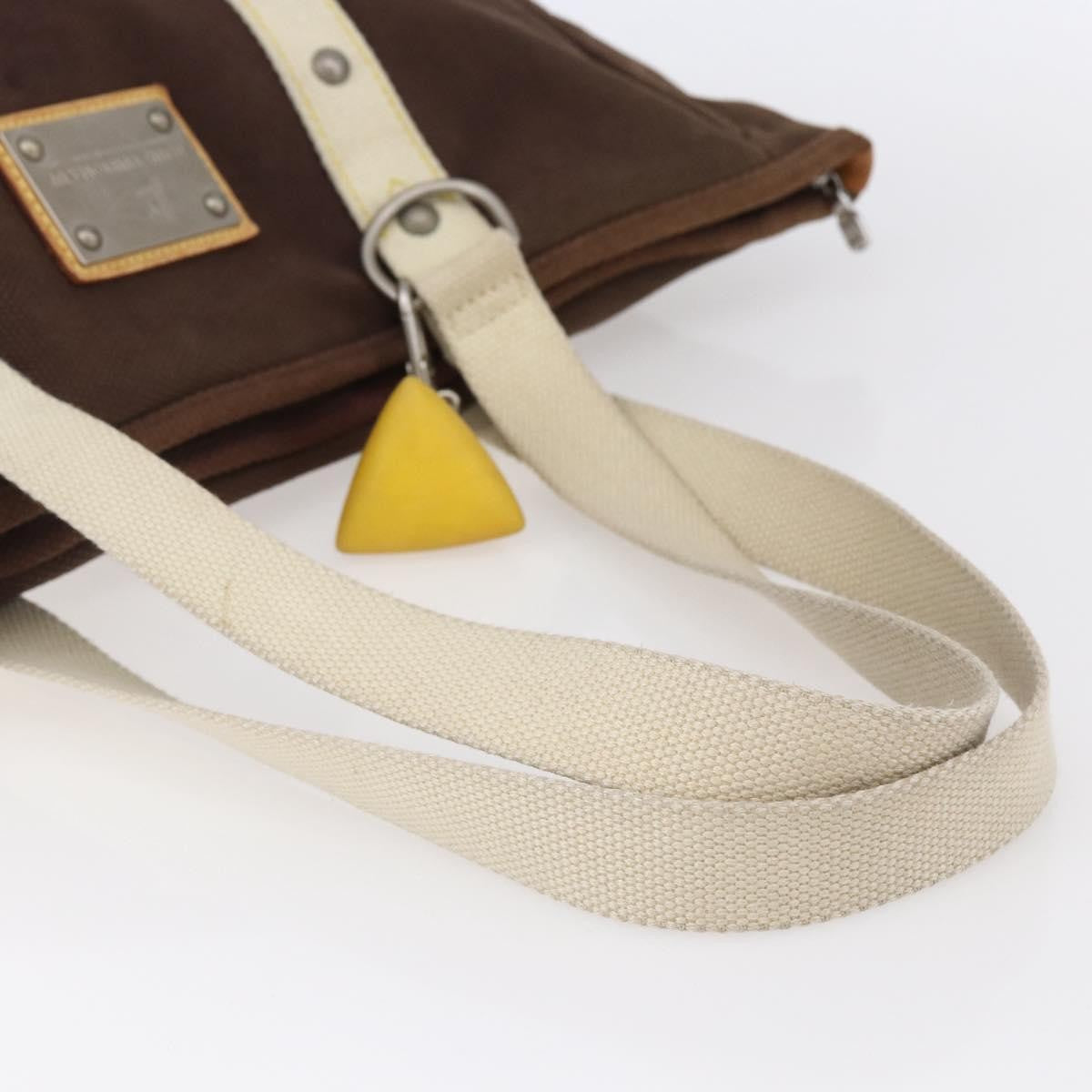 Louis Vuitton Antigua Tote Canvas Brown Canvas Tote Bag