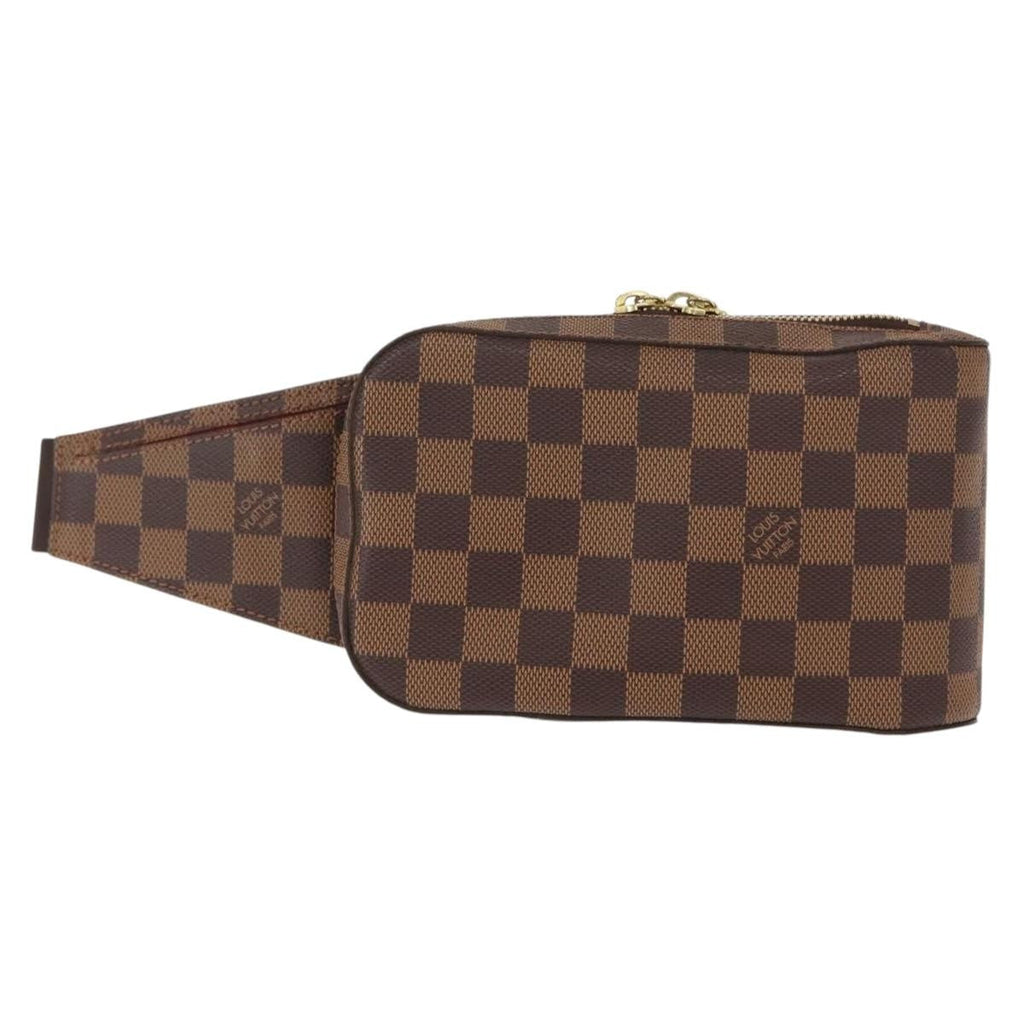 Louis Vuitton Geronimos Waist Bag Damier Brown Canvas Shoulder Bag