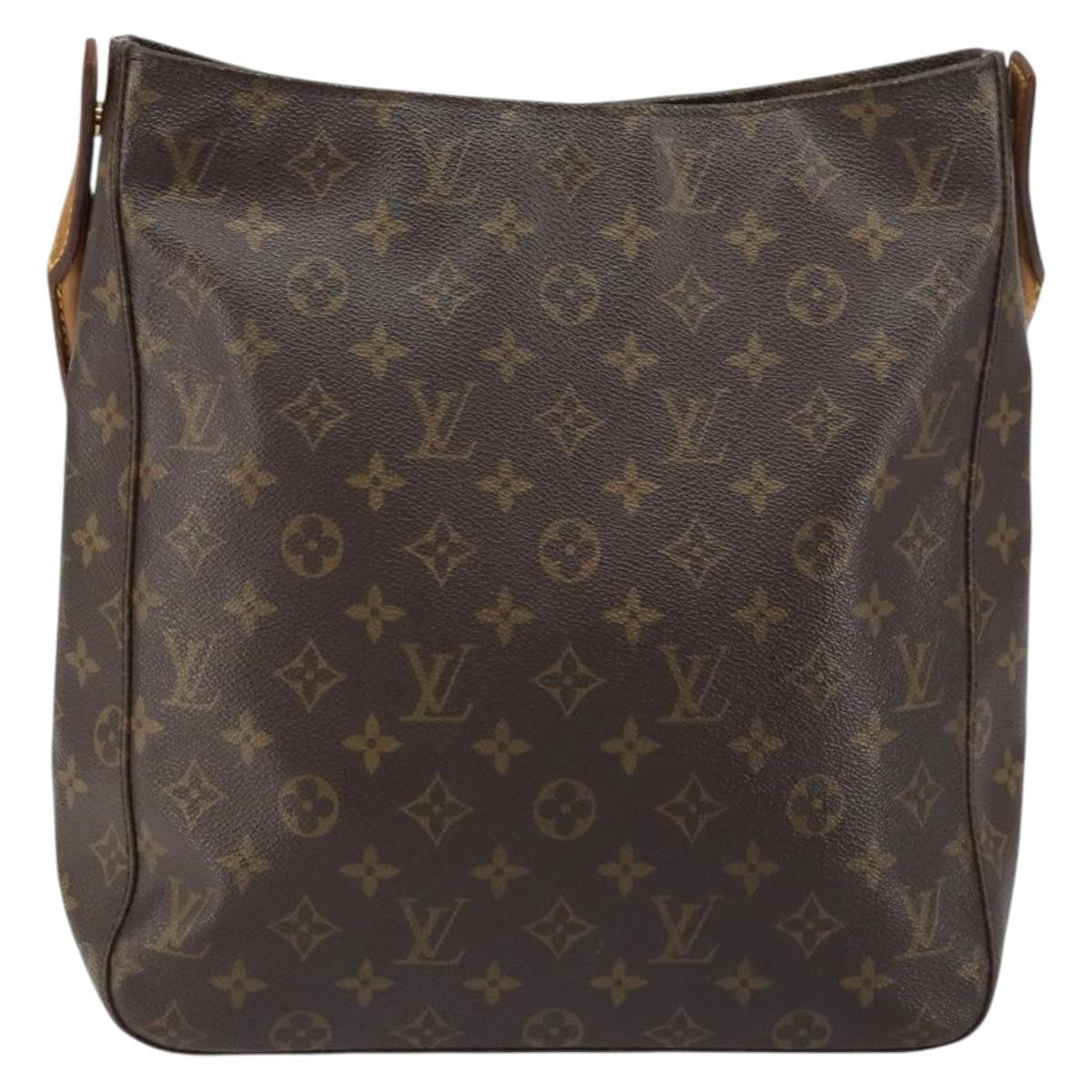 Louis Vuitton Monogram Looping Handbag Monogram Canvas Brown Canvas Shoulder Bag