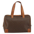 Celine Macadam Handbag Macadam With Leather Brown Canvas Shoulder Bag Bag